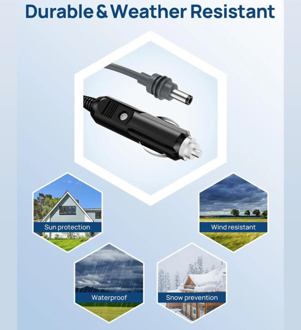 Starlink Mini 3M/5M 100W Car Charger One-to-One DC Cable Power Cord Compatible Mini - Image 4