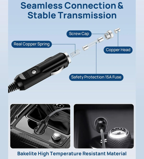Starlink Mini 3M/5M 100W Car Charger One-to-One DC Cable Power Cord Compatible Mini - Image 6