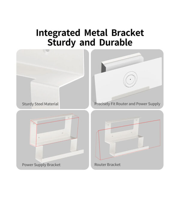 Starlink Gen 3 2-in-1 Space-Saving Router & Power Supply Wall Mount Kit - Image 3