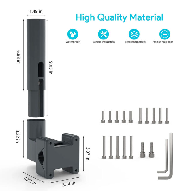 Starlink Mini Pole Mount Bracket Clamp - Image 2