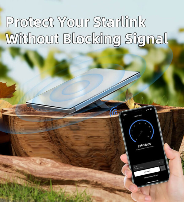 Starlink Mini HDPE Hard Protective Cover Impact Resistant & Scratch Resistant - Image 3