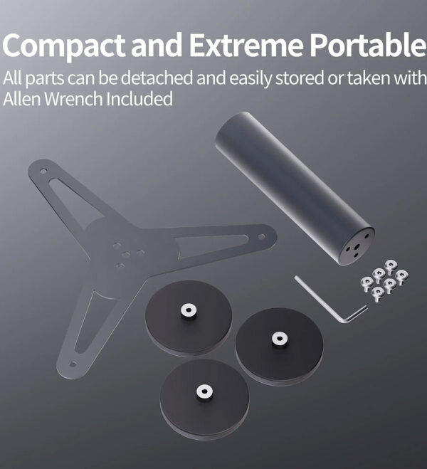 Starlink Mini Strong Magnetic Mount Compatible with Original Pipe Adapter - Image 4