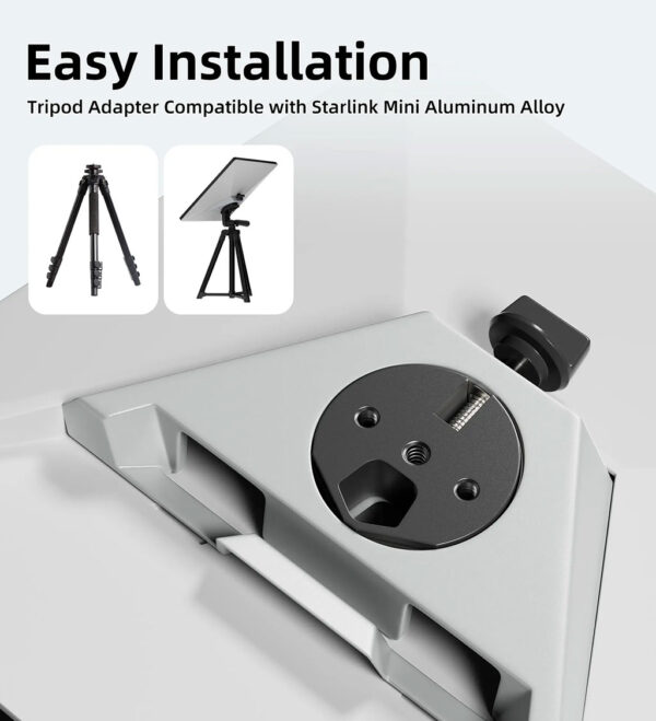 Starlink Mini Tripod Mount Adapter For 1/4”-20 Threaded Pattern Tripod - Image 3